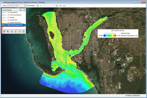 Figure 4. Online Background Map.