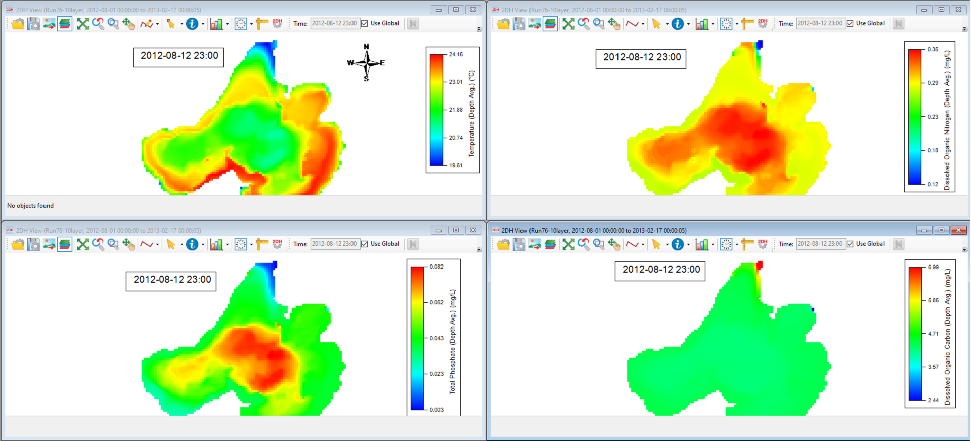 Figure 6. Windows arranged by Arrange Window form
